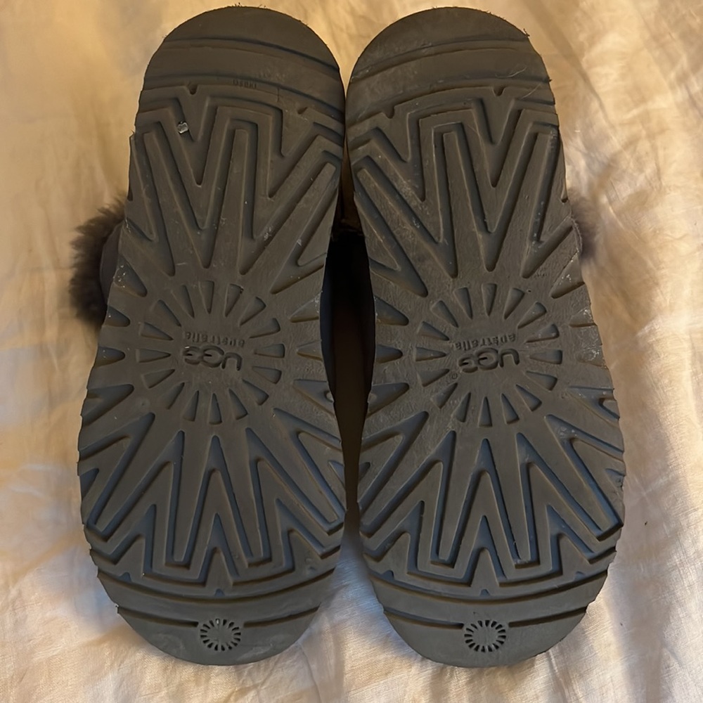 Ugg Mini Bailey Button Boots Grey - image 7